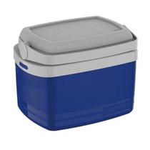 Caixa Térmica 5L Cooler com Alça Tropical Azul Soprano
