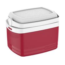 Caixa Térmica 5L Cooler com Alça Tropical Vermelha Soprano