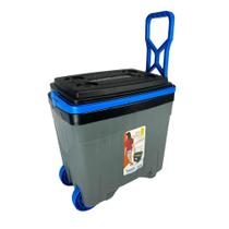Caixa Térmica Antares com Rodas e 2 alças 34 Litros capacidade para 46 latas de 350ml