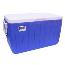 Caixa Térmica Azul c/ Termômetro Digital 45 Litros - Coleman