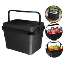 Caixa Termica Coller Praia Bebidas Alimento Tampa Com Alça