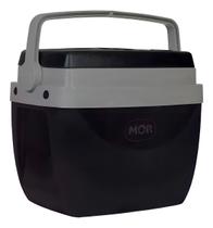 Caixa Termica Cooler 12 Litros Preto Com Alça e Tampa Com Porta Copos Mor Caixa Termica Cooler 12 Litros Preto Com Alça e Tampa Com Porta Copos Mor
