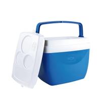 Caixa Térmica Cooler 12L Cores Azul com Suporte para Bebidas Mor