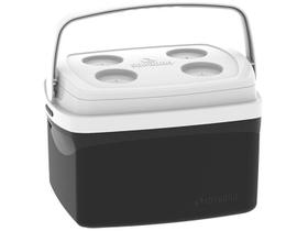 Caixa Termica Cooler 12L Preta Bebidas Porta Copos Soprano