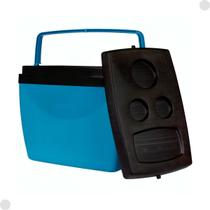Caixa Térmica Cooler 18 Litros Azul C/ Preto 25108256 - Mor