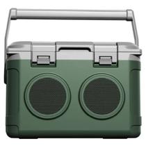 Caixa térmica Cooler 24hrs Com Bluetooth música Cor:Verde, - Wgelectronicas