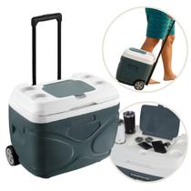 Caixa Térmica Cooler 30 Litros Com Rodinhas e Alça Everest Soprano Caixa Térmica Cooler 30 Litros Com Rodinhas e Alça Everest Soprano