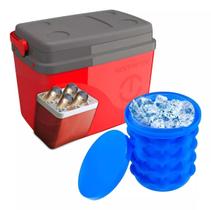 Caixa Térmica Cooler 30l Para 22 Latas + Balde De Gelo Drink