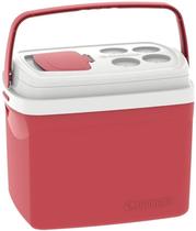 Caixa Termica Cooler 32L Grande Alça e Porta copos Vermelha Soprano