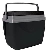 Caixa Térmica Cooler 34 Litros Preto Alça Mor