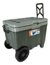 Caixa Térmica Cooler 54L Rodas Grandes Praia Camping Antares