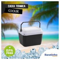 Caixa Térmica Cooler 6 Litros Com Alça Cerveja E Praia - Paramount