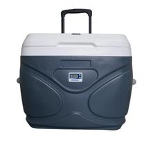 Caixa Térmica Cooler 66 litros com Rodas e Termômetro Digital Máximo Mínimo com Certificado de Calibração Caixa Térmica Cooler 66 litros com Rodas e Termômetro Digital Máximo Mínimo com Certificado de Calibração