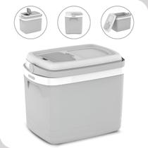 Caixa Termica Cooler Bebida Grande 32L Cinza 50Latas Soprano Caixa Termica Cooler Bebida Grande 32L Cinza 50Latas Soprano