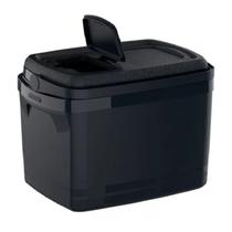 Caixa Termica Cooler Bebidas 32L Preta Com Alça Grande Soprano