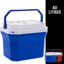 Caixa Térmica Cooler Bebidas 40 Litros/62 Latas Com Alça Praia Verão Piscina 895