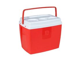 Caixa Térmica Cooler Bel Vermelho 19 Litros Com Alça Caixa Térmica Cooler Bel Vermelho 19 Litros Com Alça