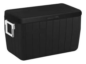 Caixa Térmica Cooler Coleman All Black Preto Com Alças 45,4l