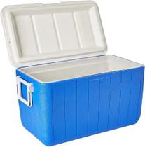 Caixa Térmica Cooler Coleman Grande 45,4l Azul 2 Dias C Gelo