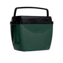 Caixa Térmica Cooler Com Alça 18 Litros Capacidade 24 Latas Praia Piscina Camping Acampar Churrasco Manter Gelado Conservar Bebida Latinhas