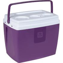 Caixa Termica Cooler Com Alça 19 L Bel - Cor Açai Caixa Termica Cooler Com Alça 19 L Bel - Cor Açai