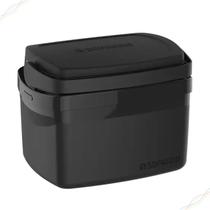 Caixa Térmica Cooler com Alça 5 Litros Tropical Soprano Preta Praia Pesca Camping Caixa Térmica Cooler com Alça 5 Litros Tropical Soprano Preta Praia Pesca Camping