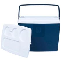 Caixa Térmica Cooler com Alça Bel 19 Litros Plástico Atóxico e Inodoro Livre de BPA Azul (071902) Caixa Térmica Cooler com Alça Bel 19 Litros Plástico Atóxico e Inodoro Livre de BPA Azul (071902)