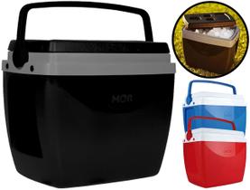 Caixa Térmica Cooler Com Alça Para Praia Pesca Camping 18 Litros Capacidade Para 24 Latinhas Mor