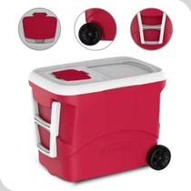 Caixa Termica Cooler Grande Bebidas 50L Com Rodinha Soprano