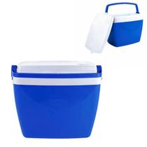 Caixa Termica Cooler Grande Multifuncional 18 Litros Azul Mor