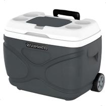 Caixa Térmica Cooler Grande Rodas 30l Alça Retrátil Camping Caixa Térmica Cooler Grande Rodas 30l Alça Retrátil Camping