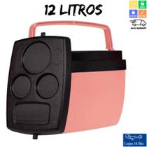 Caixa Térmica Cooler Mor 12l Pêssego Com Suporte P/ Bebidas