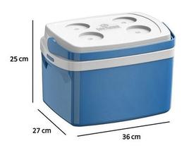 Caixa Térmica Cooler Soprano Tropical Azul 12 Litros