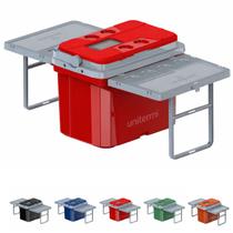 Caixa Termica Cooler Unitermi Jurere 36 Litros Alça Reforçada Mesa Lateral Porta Copos Praia Pesca Caixa Termica Cooler Unitermi Jurere 36 Litros Alça Reforçada Mesa Lateral Porta Copos Praia Pesca