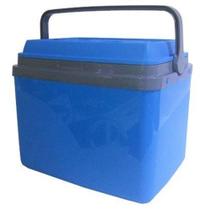 Caixa Térmica De Plástico Floripa Azul 32L 41x37x26cm - Unitermi