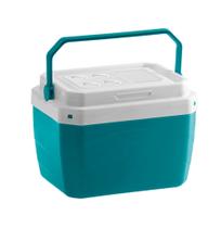 Caixa termica de plastico verde 40l 50,5x41x37cm