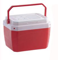 Caixa termica de plastico vermelho 40l 50,5X41X37cm