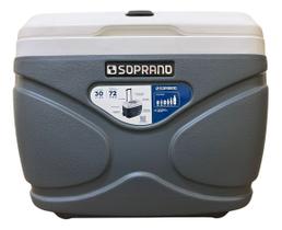 Caixa Térmica Everest Cinza 30l Eficiência Térmica 72 Horas