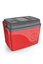 Caixa térmica Floripa cooler térmico 7,5 L 12 latas Unitermi -Vermelho