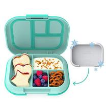 Caixa Térmica Infantil c/ 4 Compartimentos e Bolsa de Gelo Removível - Livre de BPA e Lavável na Máq - Bentgo