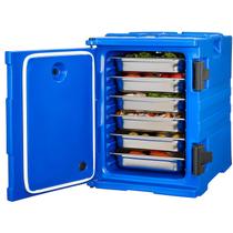 Caixa térmica isolada VEVOR 95Qt, azul, porta-panelas para alimentos