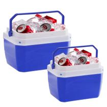 Caixa Térmica Kit Com 2 Coolers 6 e 17 Litros Paramount