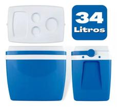 Caixa Térmica Mor 34L Azul Caixa Térmica Mor 34L Azul