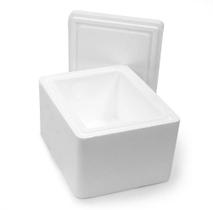 Caixa térmica parede dupla feita em eps isopor 10 litros