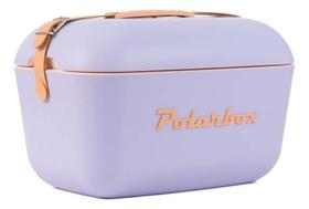 Caixa Térmica Retrô Cooler 20 Litros Polarbox Lilás Alça Laranja