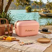 Caixa Térmica Retrô Polarbox Cooler Portátil Praia Piscina Camping 12L 20L Vintage Piquenique Luxo