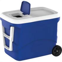 Caixa Termica Soprano Tropical Com Roda 50L Azul 09000.0033.55