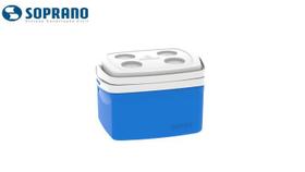 Caixa Térmica Tropical 12 litros Azul - Soprano