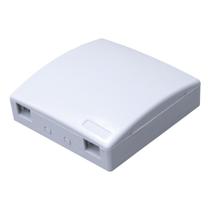 Caixa Terminacao Optica Multitoc Pto 2 Fibras Roseta Branca