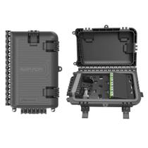 Caixa Terminal Óptica 18 SC APC NAP POP 8 Sem Spliter